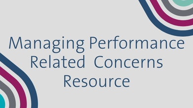 Managing Performance Related Concerns Resource